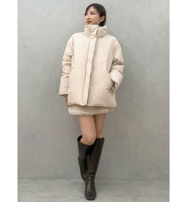 MERCURYDUO「スタンドカラーミドルダウンコート」|その他|