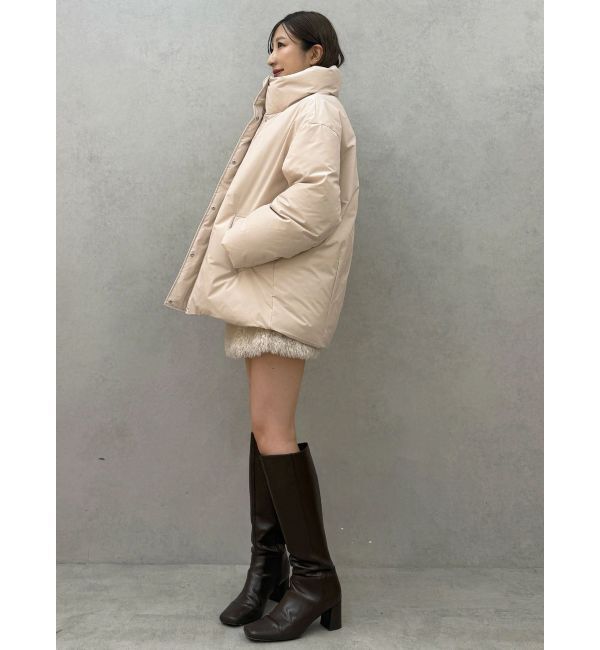 MERCURYDUO「スタンドカラーミドルダウンコート」|その他|