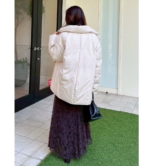 MERCURYDUO「スタンドカラーミドルダウンコート」|その他|