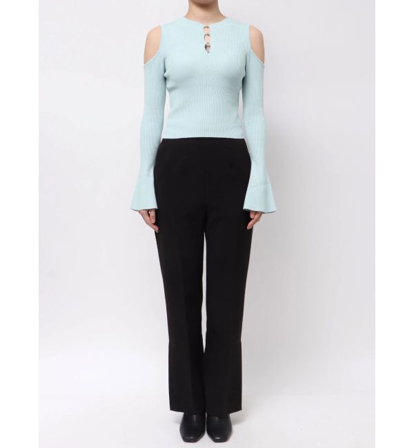 MERCURYDUO「前後2WAY金ボタンアメスリニット」|ニット・セーター|