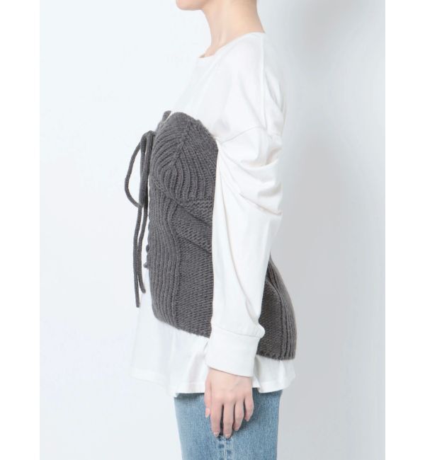 Ungrid「パッチワークニットビスチェ」|ニット・セーター|
