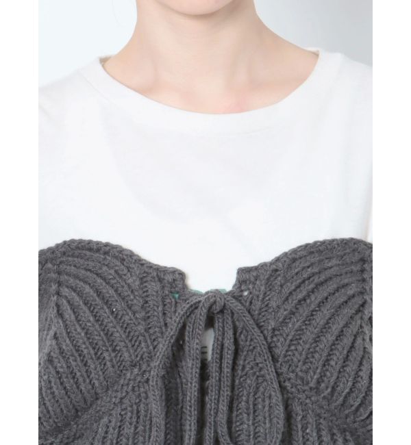 Ungrid「パッチワークニットビスチェ」|ニット・セーター|