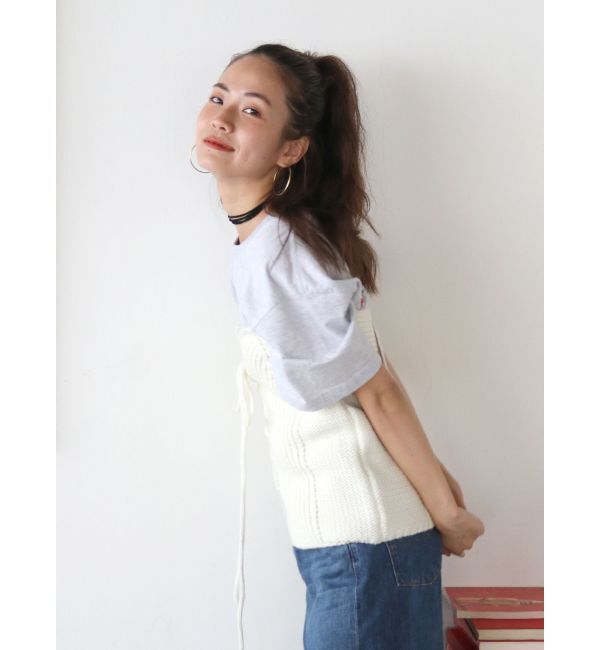 Ungrid「パッチワークニットビスチェ」|ニット・セーター|