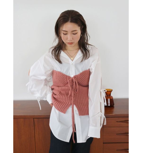 Ungrid「パッチワークニットビスチェ」|ニット・セーター|