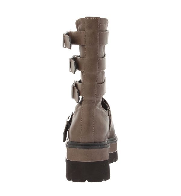 EVRIS「バックルモチーフショートブーツ」|ショートブーツ|