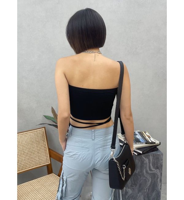 EVRIS「ハートモチーフコルセットトップス」|チューブトップ|