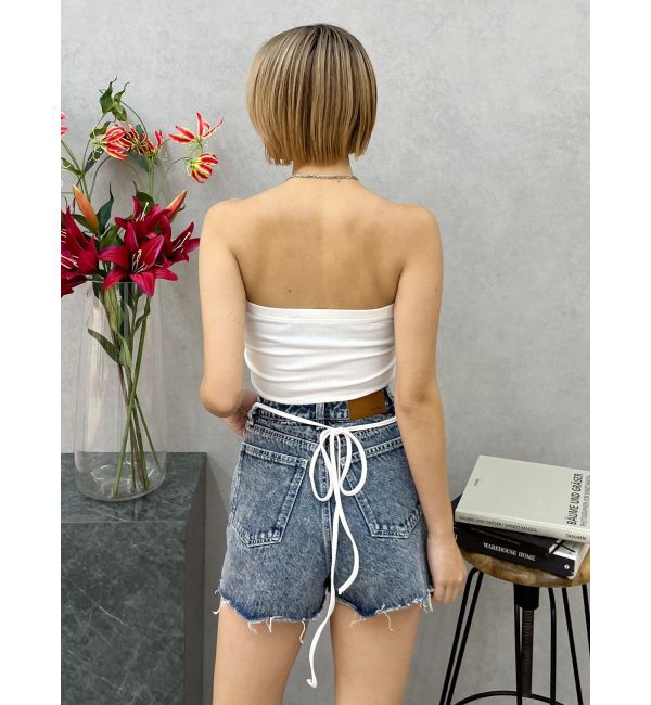 EVRIS「ハートモチーフコルセットトップス」|チューブトップ|