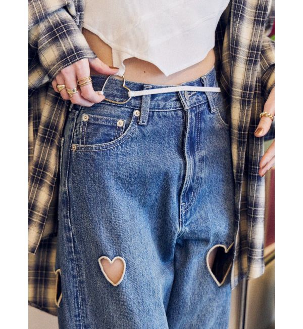 EVRIS「ハートモチーフコルセットトップス」|チューブトップ|