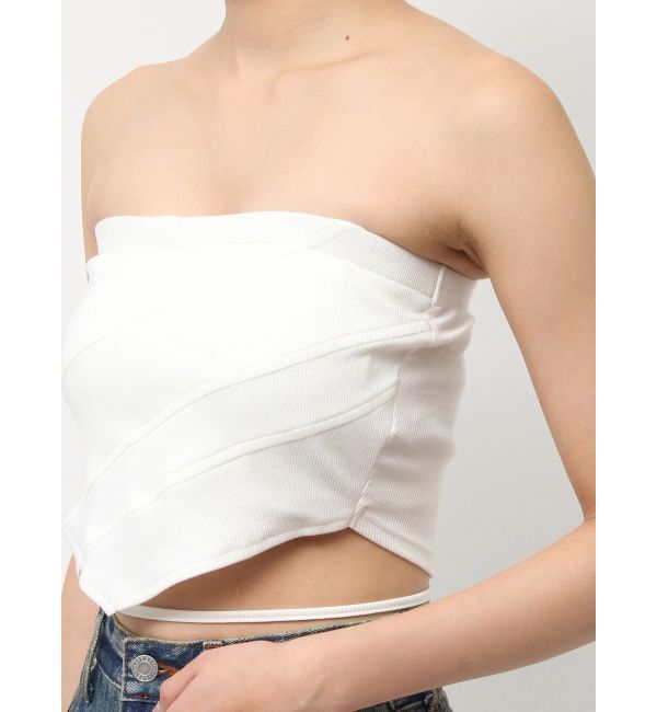 EVRIS「ハートモチーフコルセットトップス」|チューブトップ|