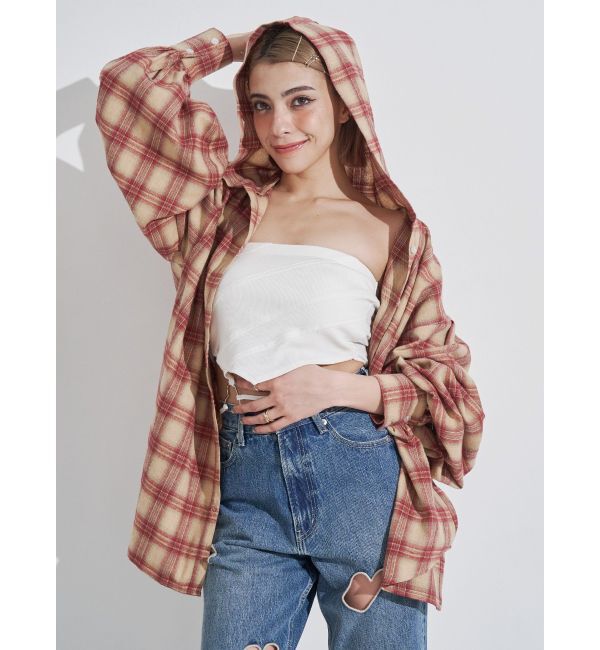 EVRIS「ハートモチーフコルセットトップス」|チューブトップ|