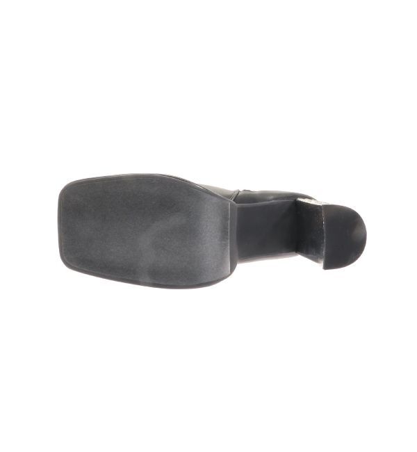 EVRIS「グリッターチャンキーヒールショートブーツ」|ショートブーツ|