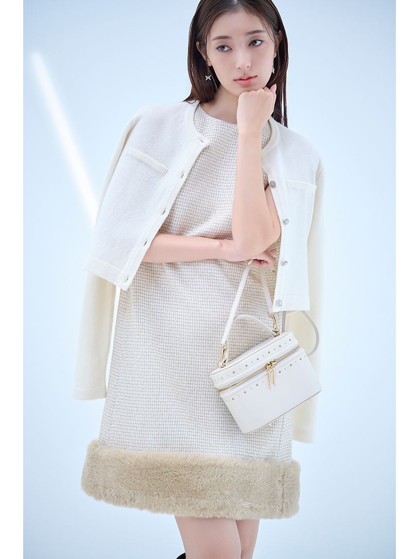 CELFORD「【リュタン】ビジュースタッズバニティバッグ」|ショルダー・メッセンジャー|