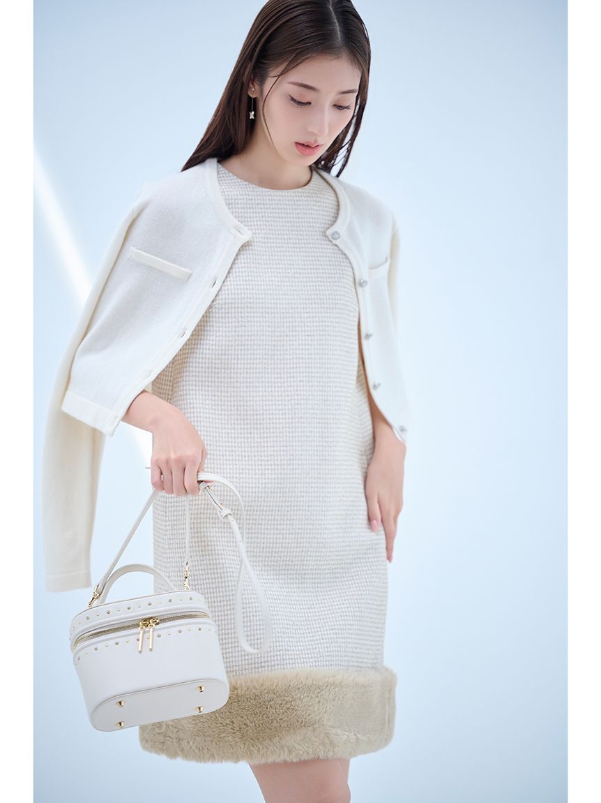 CELFORD「【リュタン】ビジュースタッズバニティバッグ」|ショルダー・メッセンジャー|