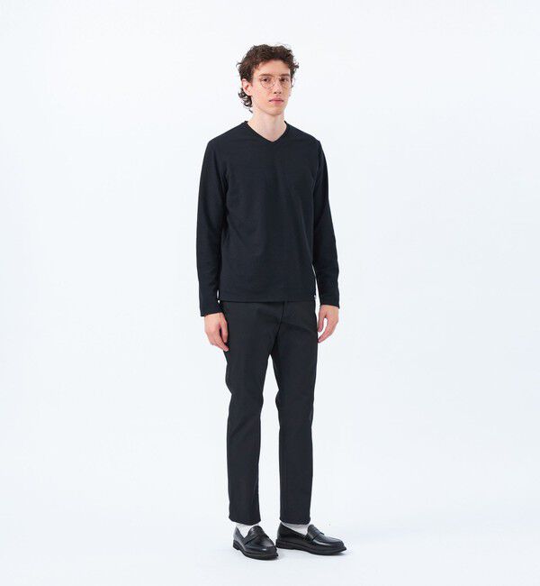 MACKINTOSH PHILOSOPHY「ストレッチミラノリブ VネックロンＴ」|Tシャツ・カットソー|