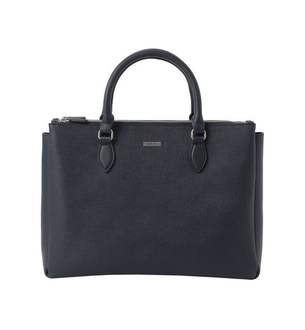 MACKINTOSH PHILOSOPHY「サフィアーノレザー ブリーフトート」|トートバッグ|ネイビー