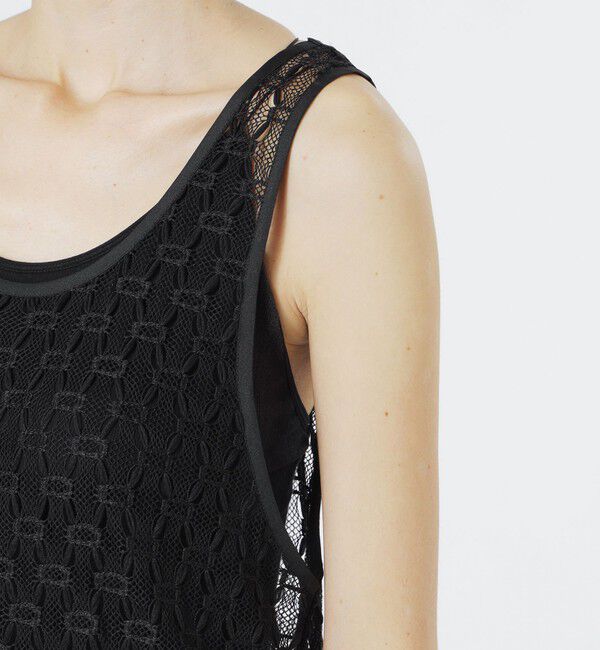  「クロシェレースタンクワンピース」|ワンピース|