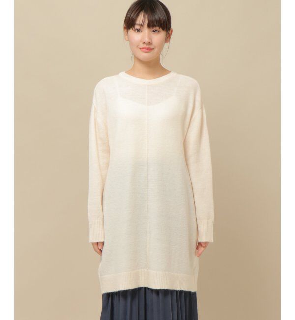 ikka「前後2WAYニットチュニック」|プルオーバー|