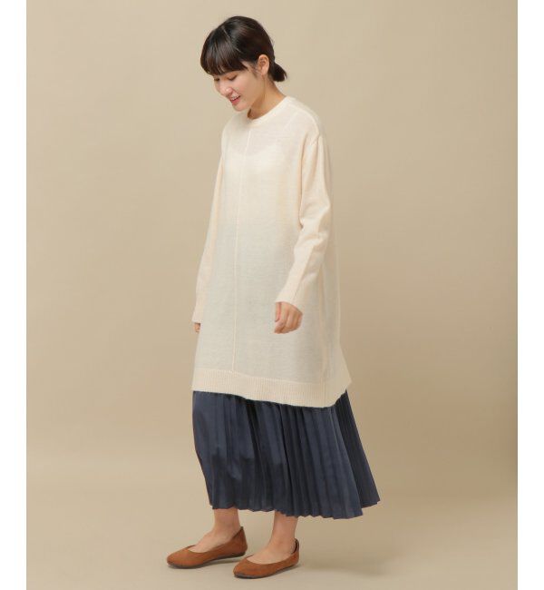 ikka「前後2WAYニットチュニック」|プルオーバー|