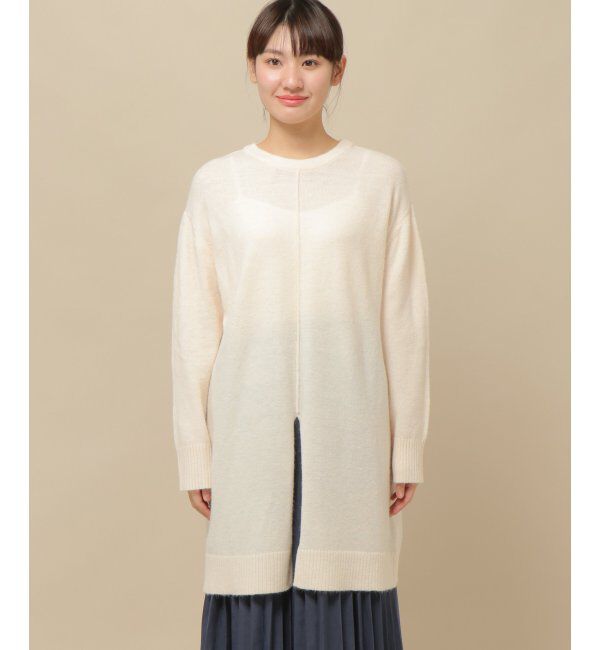 ikka「前後2WAYニットチュニック」|プルオーバー|