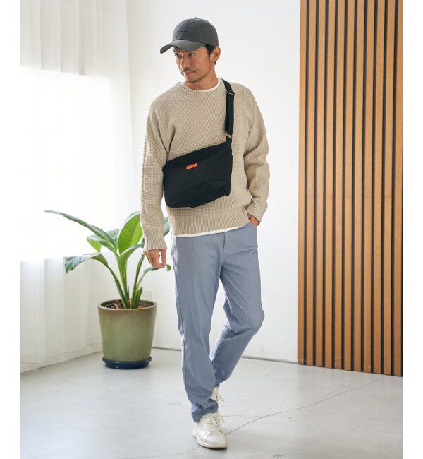 ikka「UNIVERSAL OVERALL ユニバーサルオーバーオール キャンバスダブルフェイスショルダーバッグ」|その他|