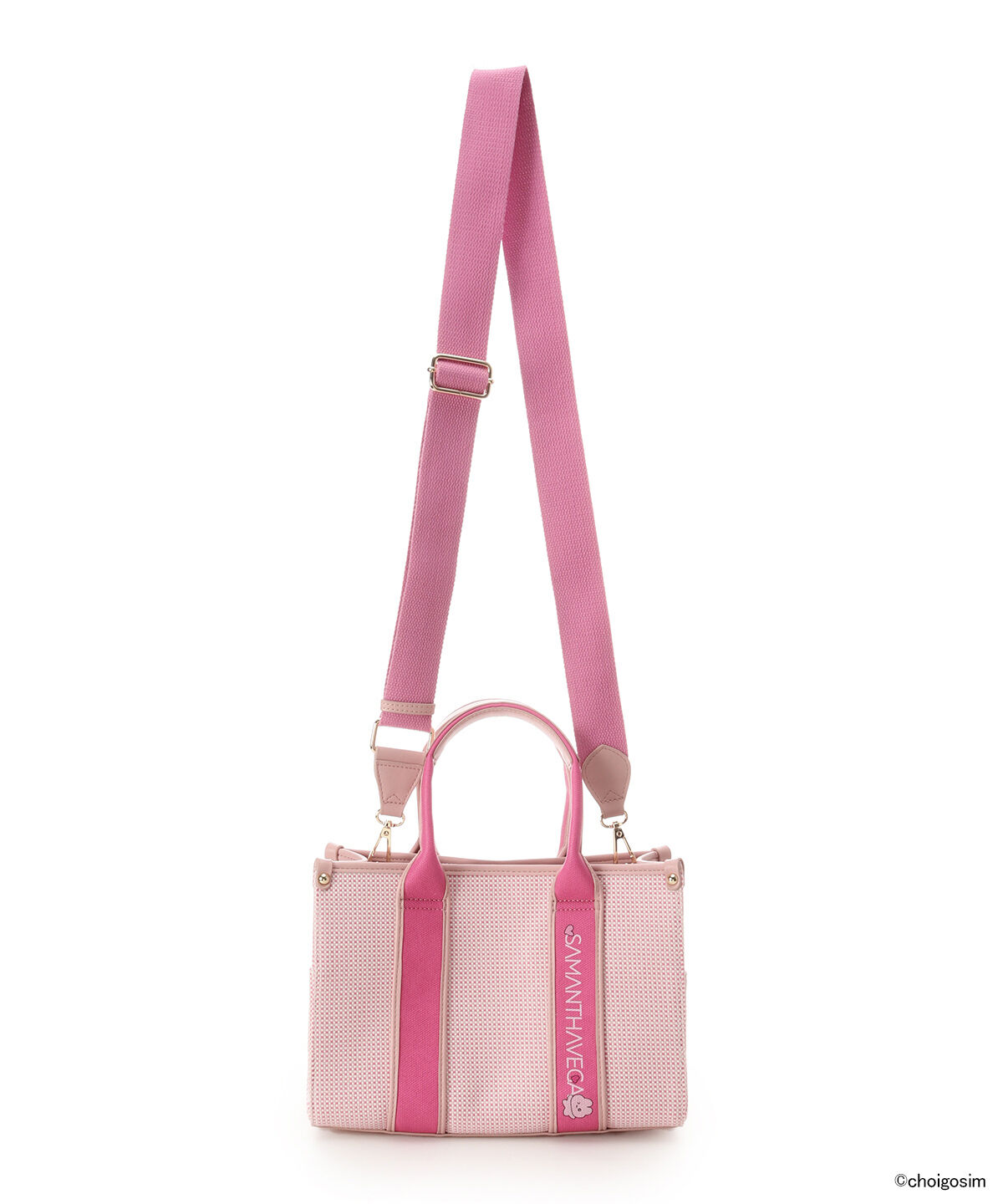 Samantha Vega「チェゴシム&times;SAMANTHAVEGA　「うさゴシム」ロゴテープバッグ」|ハンドバッグ|