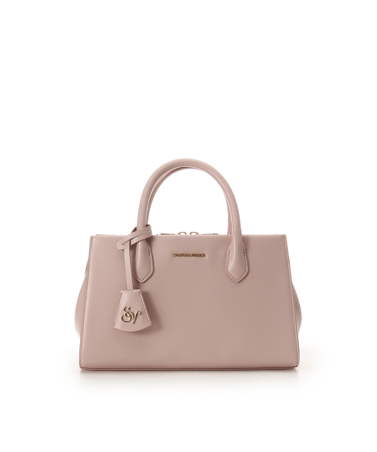 Samantha Vega「ロゴ金具ハンドバッグ」|ハンドバッグ|ピンク
