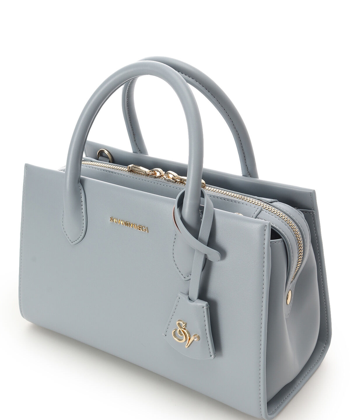 Samantha Vega「ロゴ金具ハンドバッグ」|ハンドバッグ|