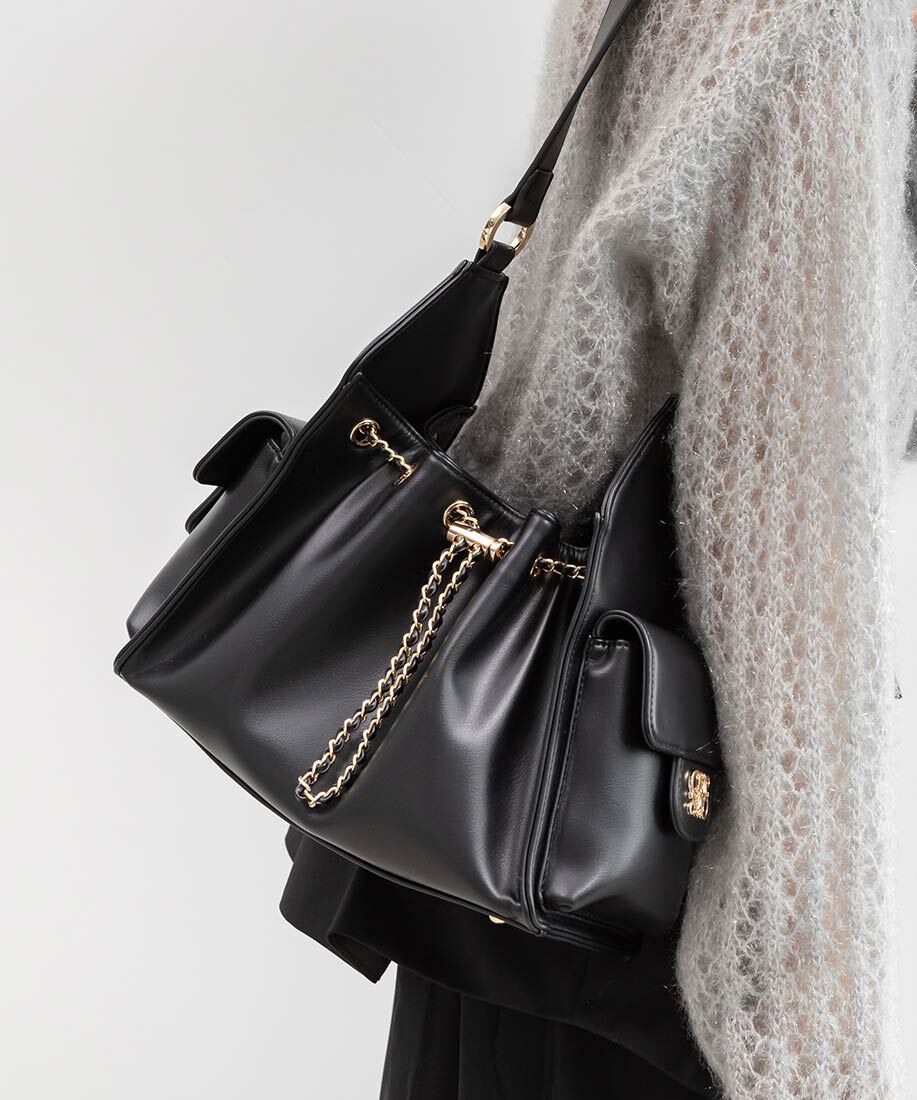  「巾着デザインショルダーバッグ」|ショルダー・メッセンジャー|