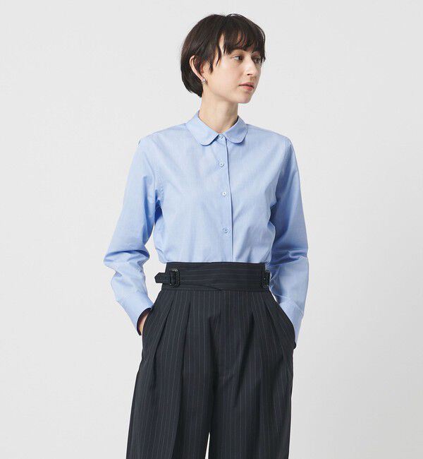 UNITED ARROWS「SOKTAS ラウンドカラー シャツ」|シャツ・ブラウス|