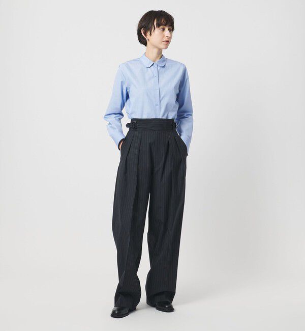 UNITED ARROWS「SOKTAS ラウンドカラー シャツ」|シャツ・ブラウス|