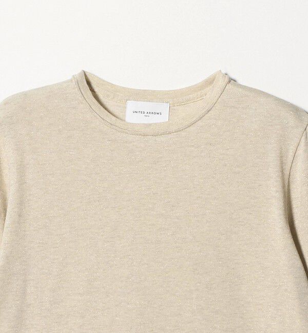UNITED ARROWS「ラメ テンジク ロングスリーブ カットソー」|Tシャツ・カットソー|