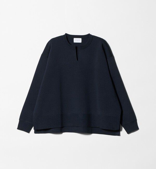 UNITED ARROWS「スウェットライク スキッパーニット ‐ウォッシャブル‐」|ニット・セーター|