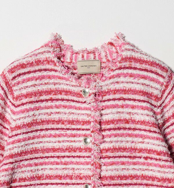 UNITED ARROWS「カラーミックス ツイードライク カーディガン」|カーディガン|