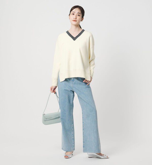 UNITED ARROWS「コンフォート スマート Vネックニット ‐ウォッシャブル‐」|ニット・セーター|