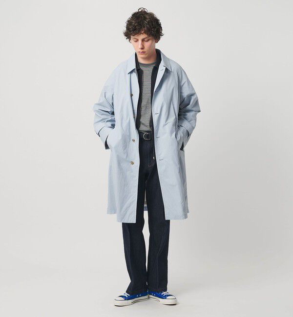 UNITED ARROWS「ナイロン/タフタ ウィンドウ マック コート 撥水」|ステンカラーコート|
