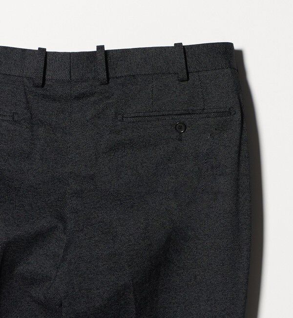 UNITED ARROWS「ツイル ノープリーツ スラックス COMFORT EASY-MODEL ストレッチ」|スラックス|