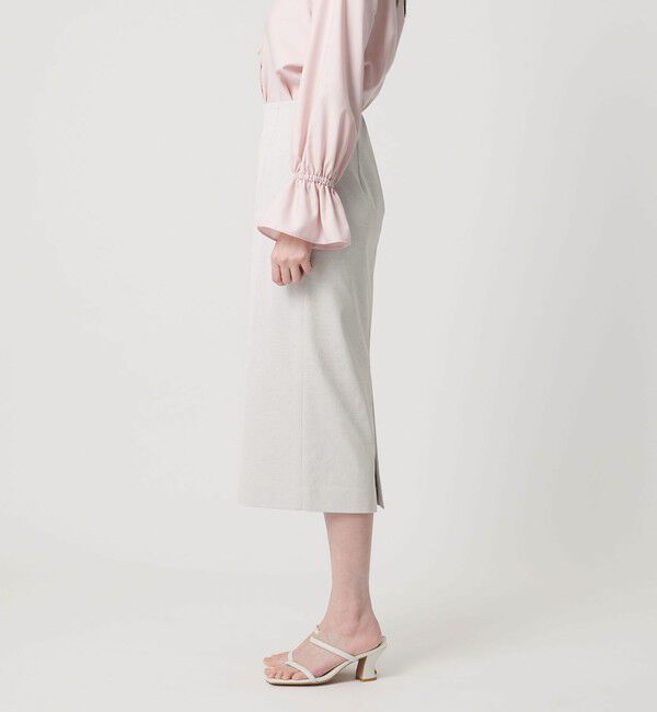 UNITED ARROWS「RIRANCHA ツイル タイトスカート ‐ウォッシャブル‐」|スカート|