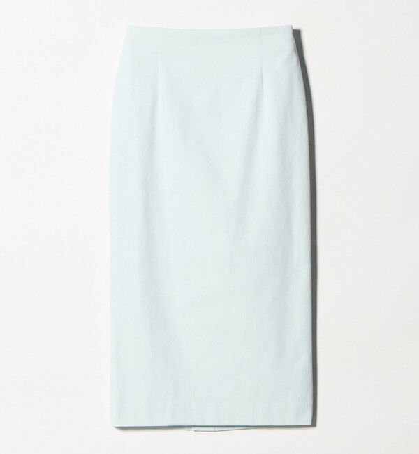 UNITED ARROWS「RIRANCHA ツイル タイトスカート ‐ウォッシャブル‐」|スカート|LT.BLUE
