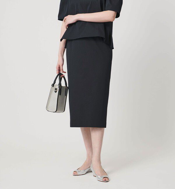 UNITED ARROWS「RIRANCHA ツイル タイトスカート ‐ウォッシャブル‐」|スカート|