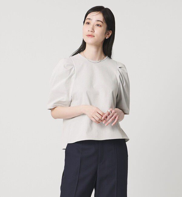 UNITED ARROWS「RIRANCHA ツイル ブラウス ‐ウォッシャブル‐」|シャツ・ブラウス|