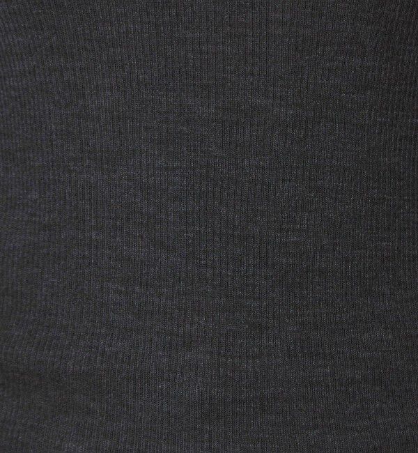 UNITED ARROWS green label relaxing「ウール シアー リブ クルーネック ニット ウォッシャブル」|ニット・セーター|