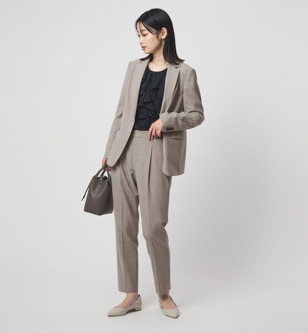 UNITED ARROWS green label relaxing「［size SHORT/TALLあり］カチリラ テーパードパンツ ウォッシャブル ストレッチ」|スラックス|