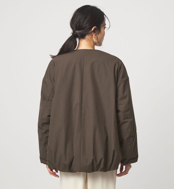 UNITED ARROWS green label relaxing「［size SHORTあり］パフィー ノーカラー ブルゾン 2 撥水 ウォッシャブル」|ブルゾン・スタジャン|