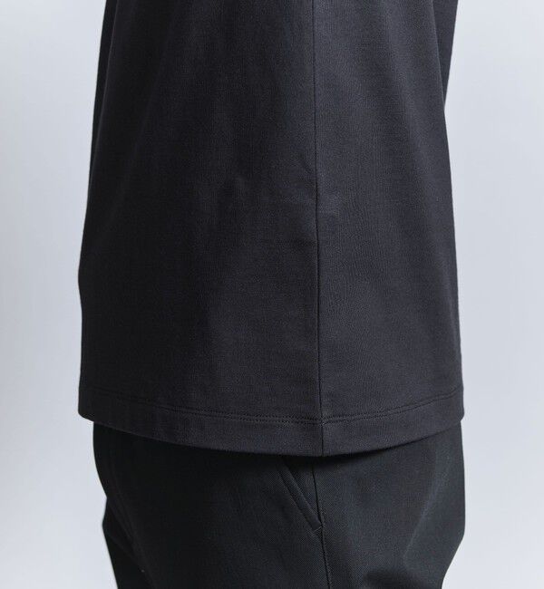 BEAUTY&YOUTH UNITED ARROWS「【WEB限定 WARDROBE SMART】クリア ガスコットン ヘンリーネック カットソー【抗菌・防臭】」|Tシャツ・カットソー|