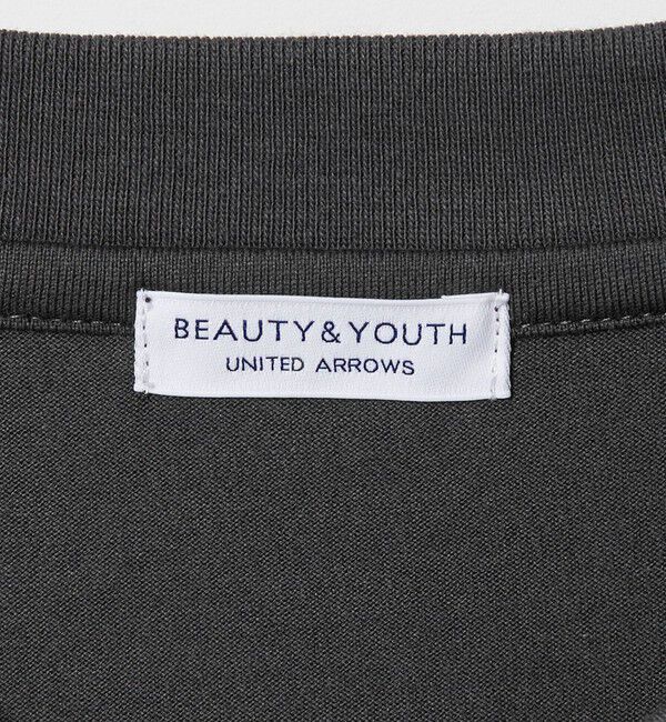 BEAUTY&YOUTH UNITED ARROWS「【WEB限定 WARDROBE SMART】クリア ガスコットン ヘンリーネック カットソー【抗菌・防臭】」|Tシャツ・カットソー|