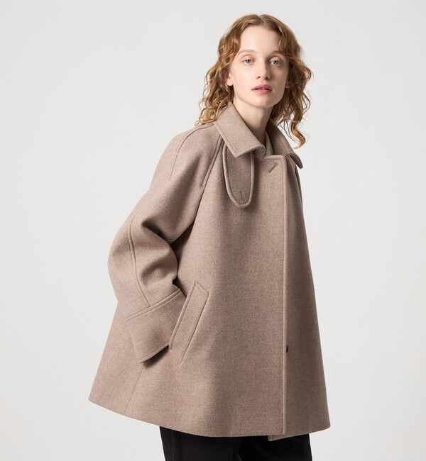 Steven Alan＞ウール カシミヤ テント ショートコート（STEVEN ALAN