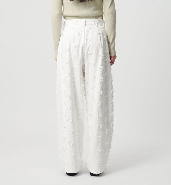 BEAUTY&YOUTH UNITED ARROWS「コットン エンブロイダリー パンツ」|チノ|