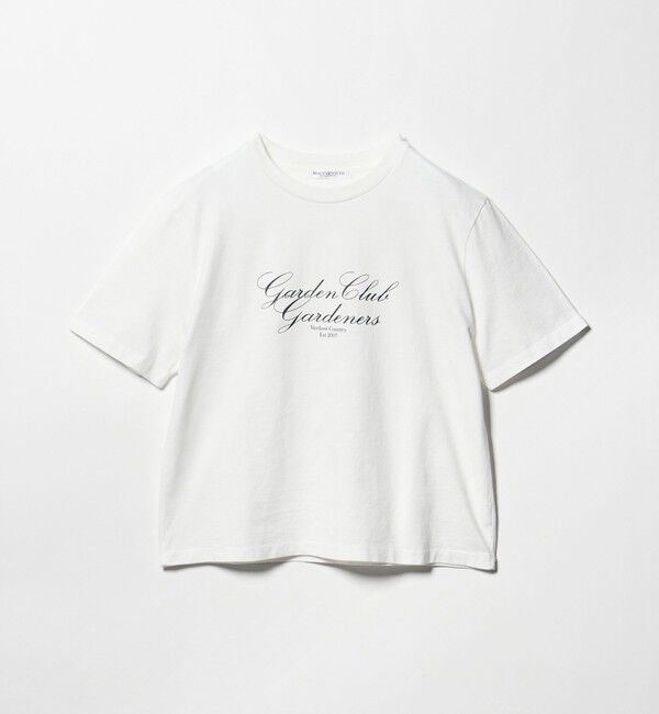 BEAUTY&YOUTH UNITED ARROWS「コットン ロゴ Tシャツ」|Tシャツ・カットソー|WHITE