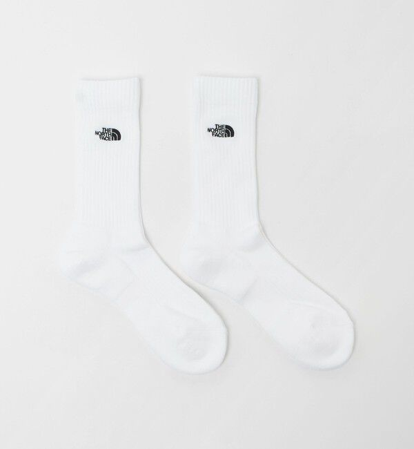 BEAUTY&YOUTH UNITED ARROWS「＜THE NORTH FACE＞ロゴ クルーソックス/2P」|ソックス|WHITE