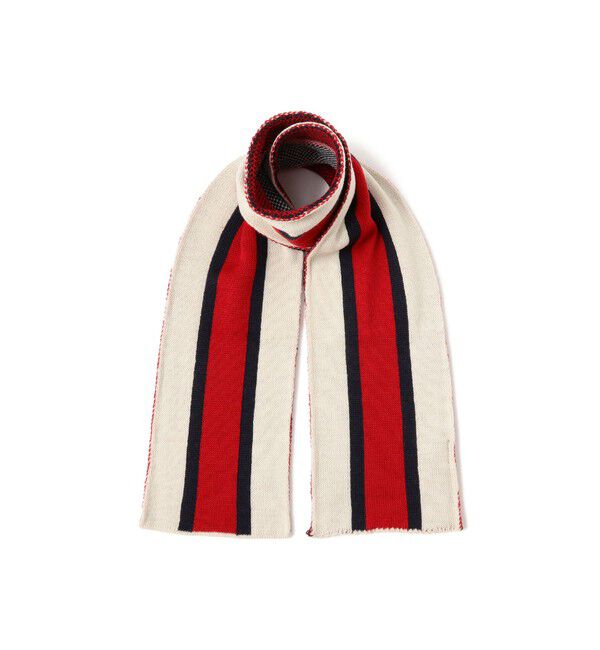 BEAMS PLUS「School Scarf Jacquard Stripe」|マフラー|